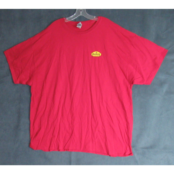 Potbelly T Shirt Mens Size 3XL Red Uniform Work Short Sleeve Tee - Picture 4 of 9